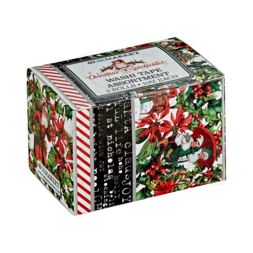 Zestaw taśm washi tape Christmas Spectacular 3szt CS23-24470 49 and Market