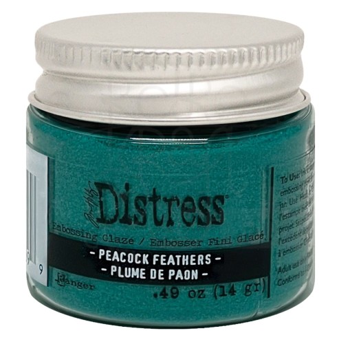 Puder do embossingu przezroczysty Tim Holtz Embossing Glaze Peacock Feathers TDE84099 Ranger