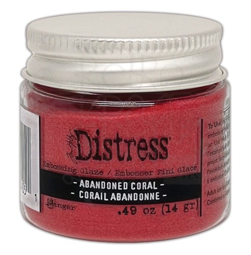 Puder do embossingu przezroczysty Tim Holtz Embossing Glaze Abandoned Coral TDE84051 Ranger