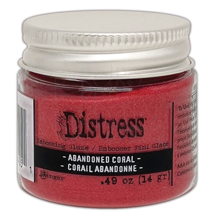 Puder do embossingu przezroczysty Tim Holtz Embossing Glaze Abandoned Coral TDE84051 Ranger