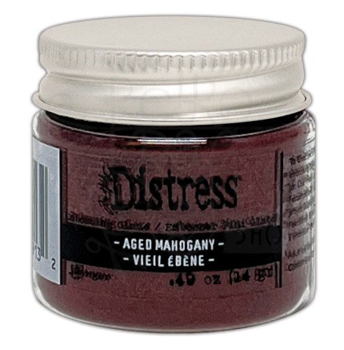 Puder do embossingu przezroczysty Tim Holtz Embossing Glaze Aged Mahogany TDE79132 Ranger