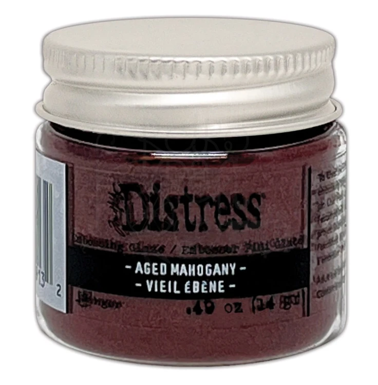 Puder do embossingu przezroczysty Tim Holtz Embossing Glaze Aged Mahogany TDE79132 Ranger