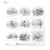 Papier do scrapbookingu 30x30 Zimowe ptaki SL1628 ITD Collection