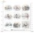 Papier do scrapbookingu 30x30 Zimowe ptaki SL1628 ITD Collection