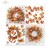 Papier do scrapbookingu 30x30 Jesienne wianki SL1631 ITD Collection