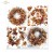 Papier do scrapbookingu 30x30 Jesienne wianki SL1633 ITD Collection