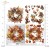 Papier do scrapbookingu 30x30 Jesienne wianki SL1634 ITD Collection