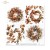Papier do scrapbookingu 30x30 Jesienne wianki SL1635 ITD Collection