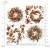 Papier do scrapbookingu 30x30 Jesienne wianki SL1635 ITD Collection