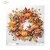 Papier do scrapbookingu 30x30 Jesienne wianki SL1636 ITD Collection