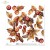 Papier do scrapbookingu 30x30 Jesienne wianki SL1639 ITD Collection