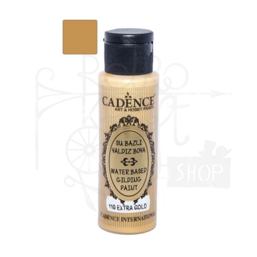 Farba akrylowa metalizowana Gilding 70ml extra złoto FMDZ110-70 Cadence