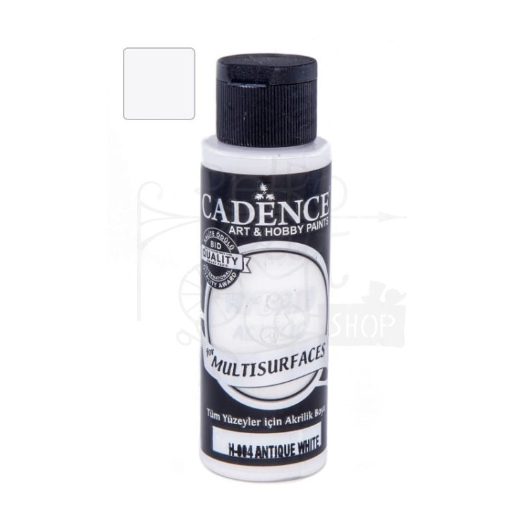 Farba akrylowa hybrydowa antyczna biel 70ml H04-70ML Cadence