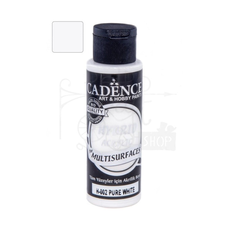 Farba akrylowa hybrydowa czysta biel 70ml H02-70ML Cadence