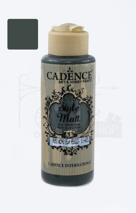 Farba akrylowa matowa Style Matt orzechowa zieleń 120ml S9053 Cadence