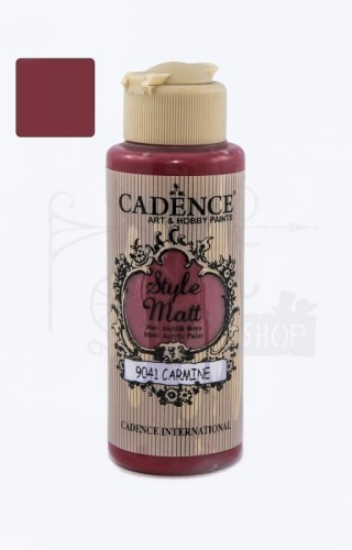 Farba akrylowa matowa Style Matt karminowy 120ml S9041 Cadence
