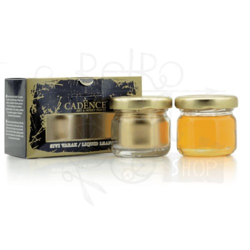 Liquid Leaf - złoto w płynie zestaw do złoceń 30+30ml Cadence