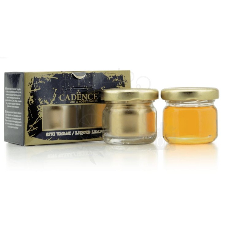 Liquid Leaf - złoto w płynie zestaw do złoceń 30+30ml Cadence