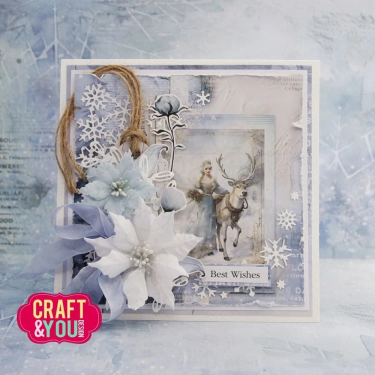 Wykrojnik Śnieżynkowe Tło CW321 Craft&amp;You Design