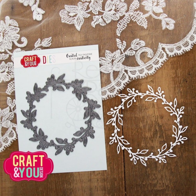 Wykrojnik Delikatny Wianek CW315 Craft&amp;You Design