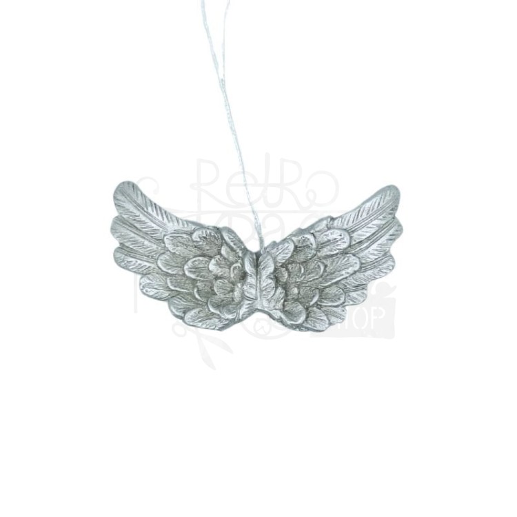 Skrzydła anielskie srebrne 6x3cm