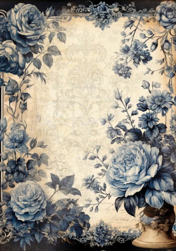 Papier ryżowy 24x33 Evelyn 2 LBD392 LaBlanche