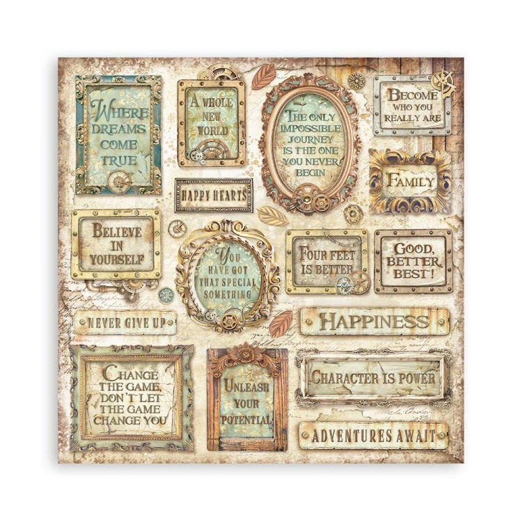 Zestaw papierów do scrapbookingu 20x20 Alterego SBBS115 Stamperia