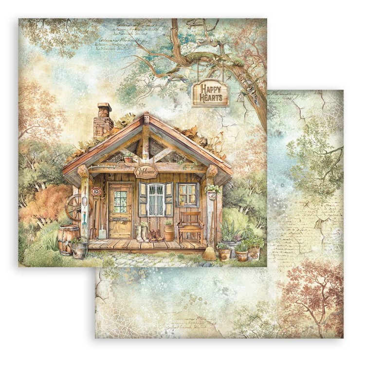 Zestaw papierów do scrapbookingu 20x20 Alterego SBBS115 Stamperia