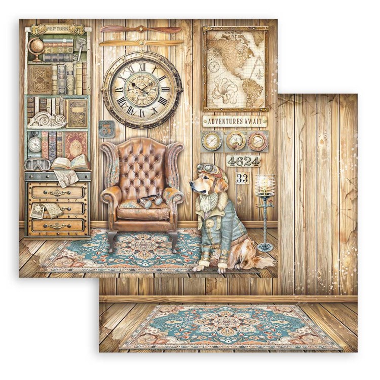 Zestaw papierów do scrapbookingu 20x20 Alterego SBBS115 Stamperia