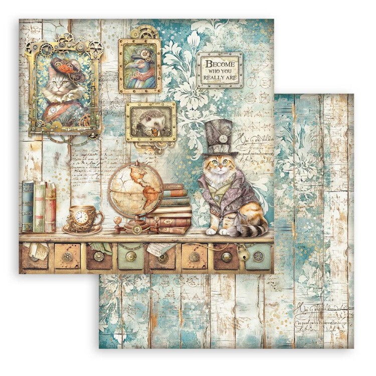Zestaw papierów do scrapbookingu 20x20 Alterego SBBS115 Stamperia