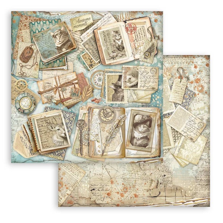Zestaw papierów do scrapbookingu 20x20 Alterego SBBS115 Stamperia
