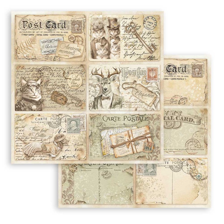 Zestaw papierów do scrapbookingu 20x20 Alterego SBBS115 Stamperia