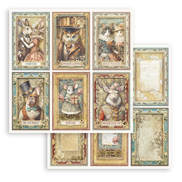 Zestaw papierów do scrapbookingu 20x20 Alterego SBBS115 Stamperia