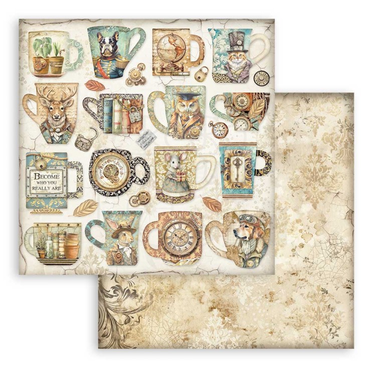 Zestaw papierów do scrapbookingu 20x20 Alterego SBBS115 Stamperia