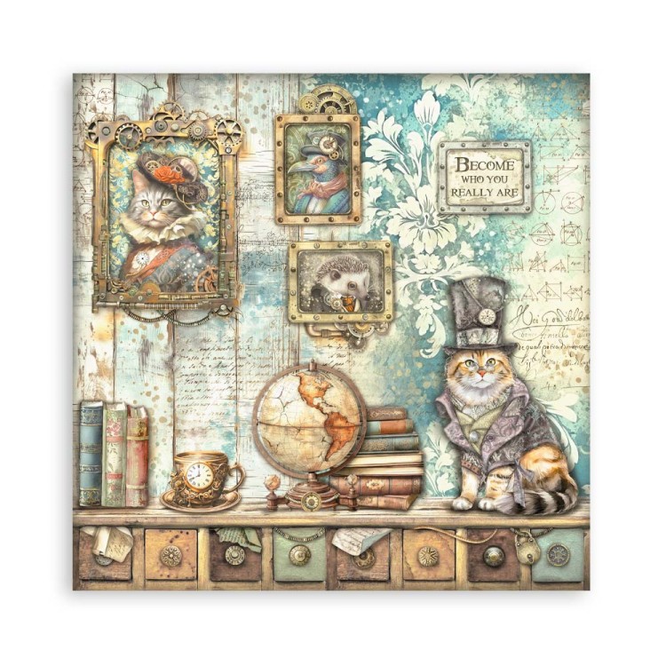 Zestaw papierów jednostronnych do scrapbookingu 20x20 Alterego SBBSXB06 Stamperia