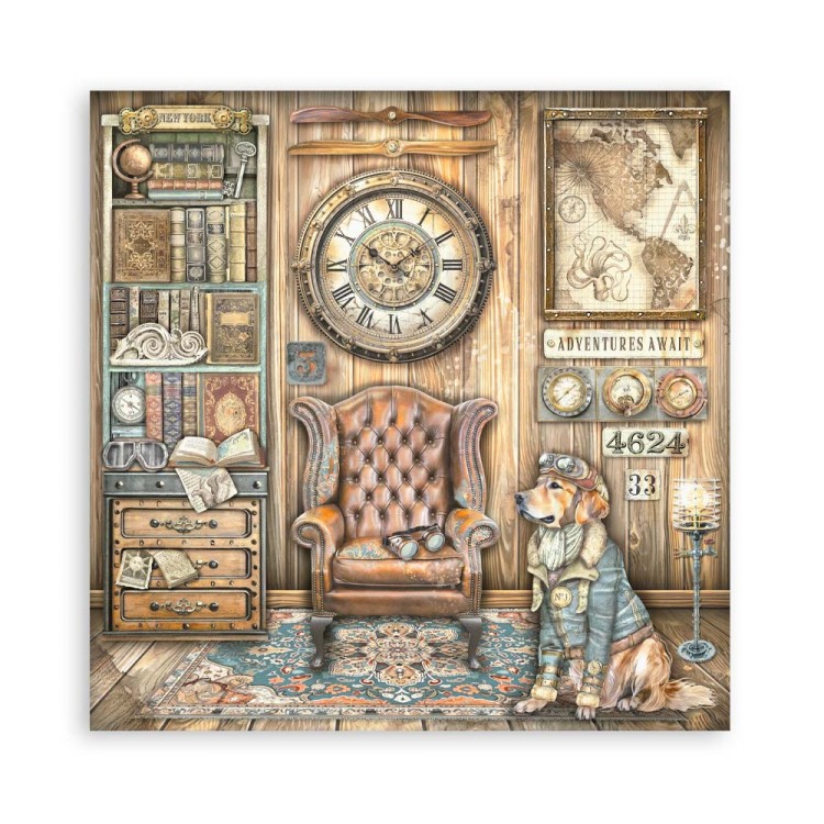 Zestaw papierów jednostronnych do scrapbookingu 20x20 Alterego SBBSXB06 Stamperia