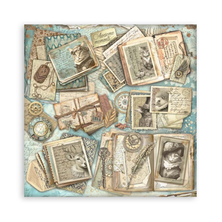 Zestaw papierów jednostronnych do scrapbookingu 20x20 Alterego SBBSXB06 Stamperia