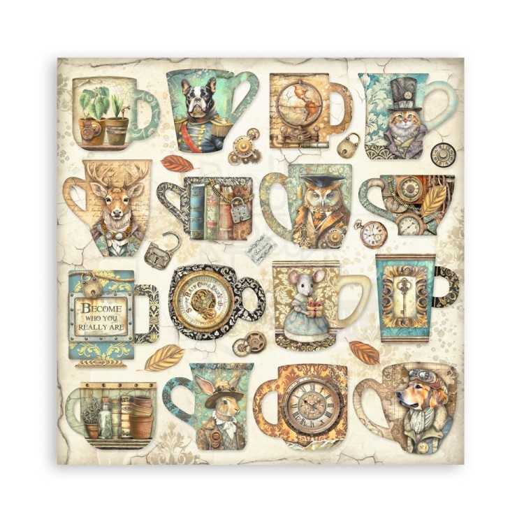 Zestaw papierów jednostronnych do scrapbookingu 20x20 Alterego SBBSXB06 Stamperia