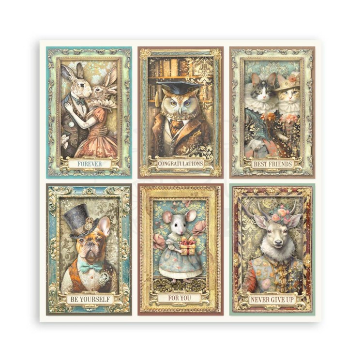 Zestaw papierów jednostronnych do scrapbookingu 20x20 Alterego SBBSXB06 Stamperia