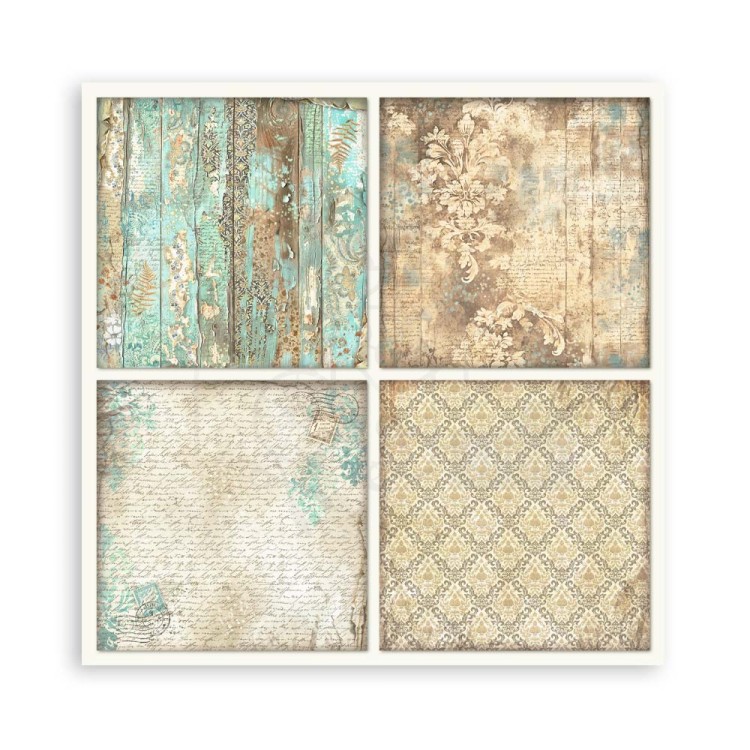 Zestaw papierów jednostronnych do scrapbookingu 20x20 Alterego SBBSXB06 Stamperia