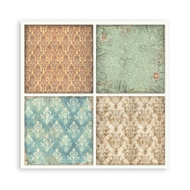 Zestaw papierów jednostronnych do scrapbookingu 20x20 Alterego SBBSXB06 Stamperia