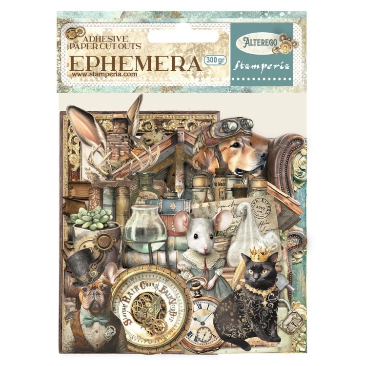 Ozdoby papierowe samoprzylepne Ephemera Alterego DFLCT54 Stamperia