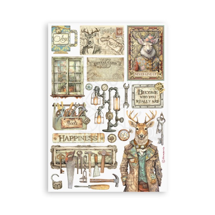 Papier washi A5 Alterego SBW12 Stamperia
