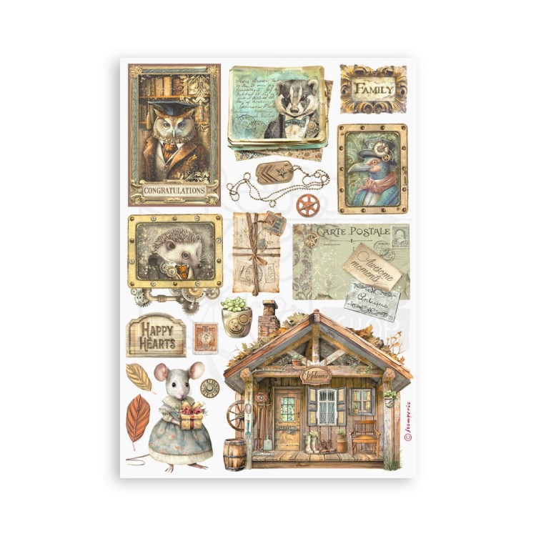 Papier washi A5 Alterego SBW12 Stamperia