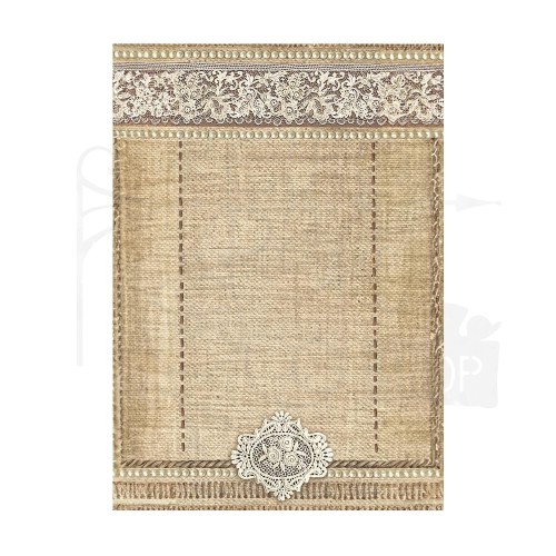Papier ryżowy A6 Old Lace Tła DFSAK6032 Stamperia