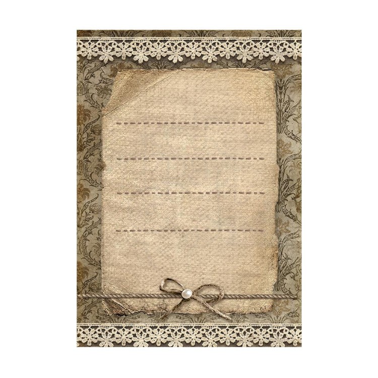 Papier ryżowy A6 Old Lace Tła DFSAK6032 Stamperia