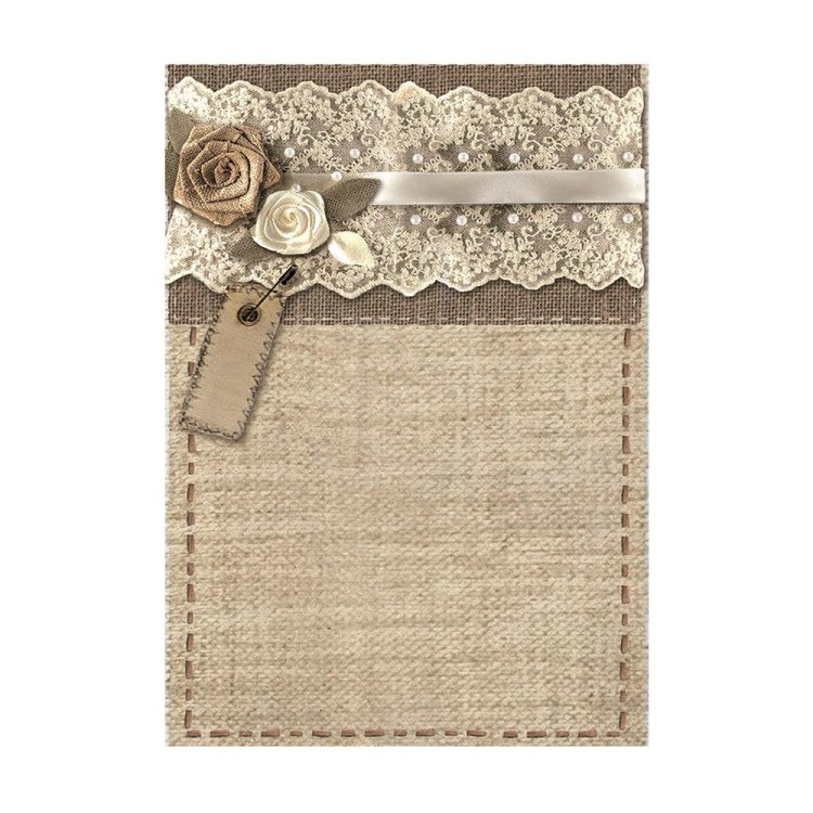 Papier ryżowy A6 Old Lace Tła DFSAK6032 Stamperia