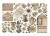 Ozdoby papierowe samoprzylepne Ephemera Old Lace DFLCT55 Stamperia
