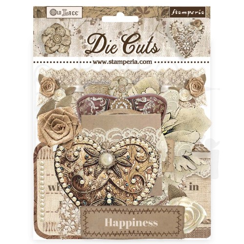 Ozdoby kształty tekturowe Die Cuts Old Lace DFLDC107 Stamperia