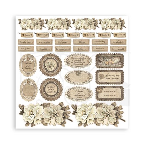 Zestaw papierów do scrapbookingu 20x20 Old Lace SBBS116 Stamperia